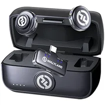 Microfone Hollyland Lark M3 Combo Wireless / 2TX + 1RX - Space Cinza