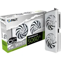 Placa de Vídeo Palit Geforce RTX 5060 Ti Oc Edition 8 GB GDDR7 - Branco (NE7506TU19P1-GB2062M)