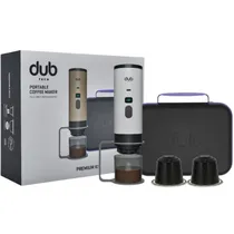 Cafeteira Portátil Dub DBCM Premium Kit 3 En 1 USB-C - Light White