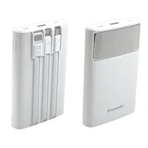 Ecopower Cargador Portatil EP-C505 12000MAH Blanco