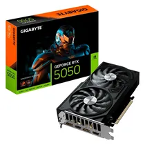 Placa de Vídeo Gigabyte Windforce Oc V2 Nvidia Geforce RTX-5050 8GB GDDR6 - GV-N5050WF2OCV2-8GB