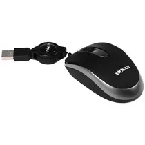Mouse Óptico Satellite A-80 USB Até 1.200 Cpi - Preto/Cinza