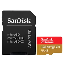 Cartao Microsd 128GB Sandisk Extreme 190MB/s 4K SDSQXAA-128G-GN6AA