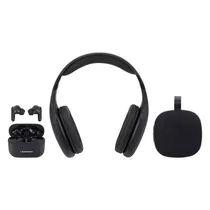 Kit Blaupunkt 3 Em 1 Fone/Headset/ Speaker Wireless - Preto