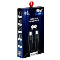 Ac Cel Cabo Mtek MC-18CCM 60W 1.8M Type-C/Type-C