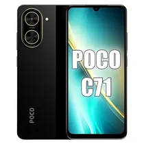 Xiaomi Poco C71 4G Dual 64 GB - Preto