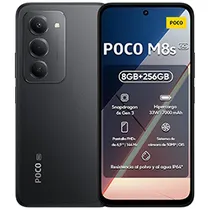 Celular Xiaomi Poco M8S 5G 8GB de Ram / 256GB / Tela 6.9" / Dual Sim 5G - Black (Global)