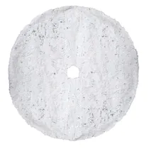 Apron de Natal para Árvore de Natal 120CM Branco