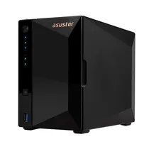 Servidor Server Nas Asustor AS3302T V2 QC 1.7/ 2BAY/ 2G/ 2.5-Gblan/ 3USB32/ HD35/ HD25/ SS25