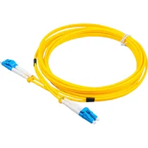 Cabo de Conexão de Fibra Óptica Patch Cord LC-Upc para LC-Upc Duplex 3 MM - 2 Metros