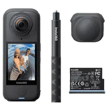 Câmera de Ação INSTA360 X4 Air Travel Bundle - Negro (Cinsaafa)