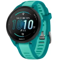 RelóGio Garmin Forerunner 165 Music 010-02863 com GPS Bluetooth - Verde Turquesa Aqua