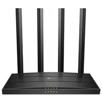 Roteador TP-Link Archer C6 AC1300 Dual Band / 2.4GHZ / 5GHZ / 4 Antenas - Preto