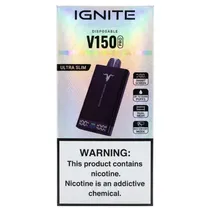 Vaper Descartável Ignite V150 Pro Ultra Slim 15000 Puffs - Aloe Grape