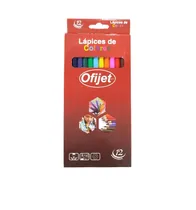 Lapices de Colores Hexagonal 12 Col