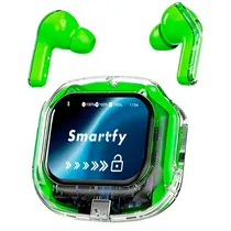 Fone Ear Smartfy FS20G Bluetooth Tela TCH Green