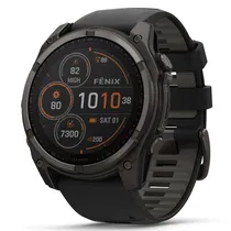 Smartwatch Garmin Fenix 8 Solar Sapphire 47MM 010-02906-10 - Cinza