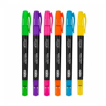 BRW Marcador Doble Punta CA2015 Neon