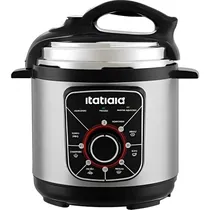Panela de Pressão Elétrica Itatiaia PPESS1001 700 W 110V - Prata/Preto 3L