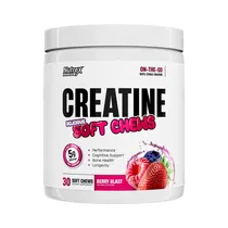 Suplemento Nutrex Creatine Soft Chews Berry Blast 30 Gummies