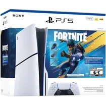 Console Playstation 5 Disc Slim CFI-2115A 4K 1 TB - Branco + Fortnite Flowering Chaos