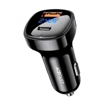 Cargador p/Auto Acefast B4 66W USB-C+A Digital