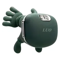 Massageador Eletrico de Pescoço Luo LU-49010 / 10W / 5V / Recarregavel - Verde