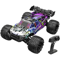 Automodelo Carro Elétrico MD Enoze 3727 No° 9502E - 40KM/H - Recarregável - Roxo e Azul