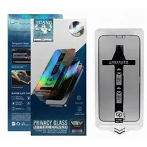 Película de Privacidade Anti-Espionagem C-Covers Privacy Glass para iPhone 15 Pro Max