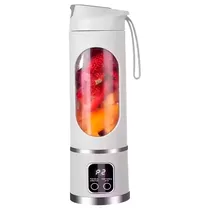 Mini Liquidificador Portatil Juicing HS-860 / 25W / 450ML / 3 Velocidades / Recarregavel - Branco