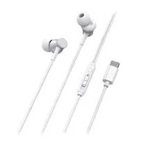 Fone G-Tide CW02 com Microfone e Conexão Type-C Branco