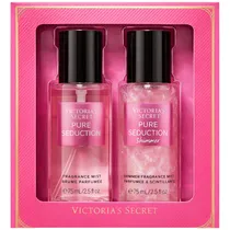 Kit Body Splash Victoria's Secret - 2 Em 1 - Pure Seduction e Shimmer - 75ML