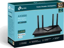 TP-Link Router Archer AX55 AX3000 Dual Band/ Wifi 6/ 2.5G/ Lan Giga/ Negro