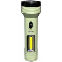 Lanterna Ecopower EP-8020 Con Luz LED Bivolt - Verde/Preto