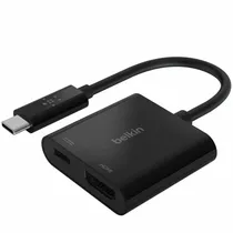Adaptador Belkin AVC002BTBK USB-C/HDMI USB-C To HDMI + Charge 100W