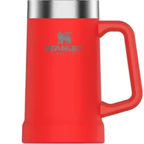 Copo Térmico Stanley Adventure Big Grip Beer Stein 70-15703-007 de 709ML - Vermelho