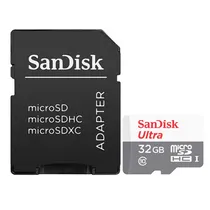 Cartão de Memória Micro SD Sandisk Ultra SDHC 32GB 100 MB/s Class 10 – SDSQUNR-032G-GN3MA