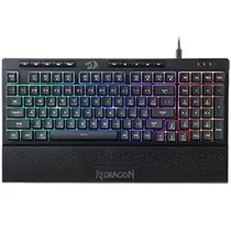 Teclado Gamer USB Redragon K515-RGB Shiva 98 Ingles Preto