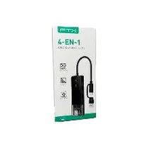 Hub USB-C/USB-A de 4 Puertos FTX-HUBT3-PB-5GBPS/5V