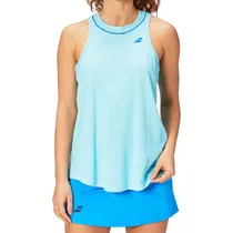 Camiseta Feminina Babolat Exer Algodão Azul L-M-s-XL-XS