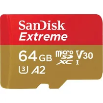 Sandisk Memoria Micro SD Extreme SDSQXAH-064G-GN6AA 64GB 170MB/s