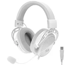 Headset Gamer Redragon H730W Thoridal / com Fio - Branco