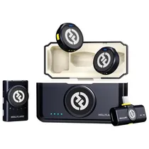 Microfone Lapela Hollyland Lark M2 Mini Combo(2TX+2RX)Wir U-C Cam Pre