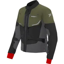 Jaqueta para Motociclista Seventy Degrees SD-JT45 Expedition - Tamanho XL - Verde/Preto/Cinza