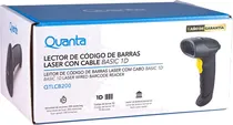 Lector Codigo de Barra Quanta QTLCB200 Basic 1D/ C/ Cable / Boleto/ Black