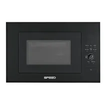 Microondas Velocidade do Forno Embutido 25L Preto