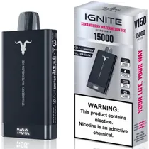 Vaper Descartavel Ignite V150 Black Watermelon Ice 15000 Puffs