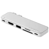 Hub Satechi Snap ST-Husns USB-C 6 Em 1 - Silver
