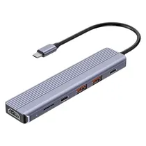Hub Type-C 6PORTAS Mtek DS-61TC USB 3.1/HDMI/6IN1/Type-C Silver 500610
