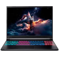 Notebook Gamer Acer Nitro V 16S Ai ANV16S-41-R2DX AMD Ryzen 7 260 Tela Wqxga 16" / 16GB de Ram / 1TB SSD / WIN11HOME / Geforce RTX5070 8GB - Obsidian Preto (Inglês)